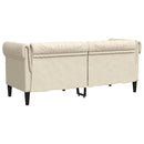 2-personers chesterfieldsofa hør