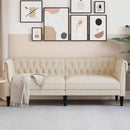 3-personers chesterfieldsofa hør