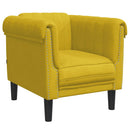 sofastol velour gul
