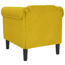 sofastol velour gul