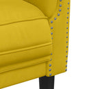 sofastol velour gul