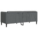 2-personers sofa stof mørkegrå