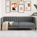 2-personers sofa stof mørkegrå