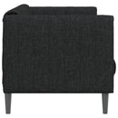 2-personers sofa stof sort