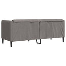 2-personers sofa stof gråbrun