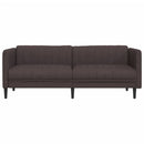 3-personers sofa stof mørkebrun