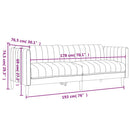3-personers sofa hør