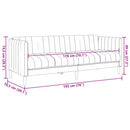 3-personers sofa imiteret ruskind brun