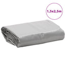 presenning 1,5x2,5 m 650 g/m² grå