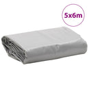 presenning 5x6 m 650 g/m² grå