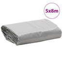 presenning 5x8 m 650 g/m² grå