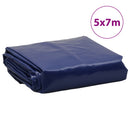 presenning 5x7 m 650 g/m² blå