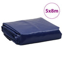 presenning 5x8 m 650 g/m² blå
