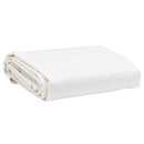 presenning 1x2,5 m 650 g/m² hvid