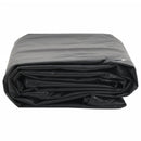 presenning 5x8 m 650 g/m² sort