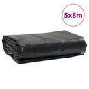 presenning 5x8 m 650 g/m² sort