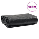 presenning 4x7 m 650 g/m² antracitgrå