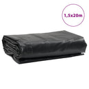 presenning 1,5x20 m 650 g/m² antracitgrå