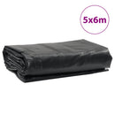 presenning 5x6 m 650 g/m² antracitgrå