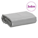presenning 3x6 m 650 g/m² grå