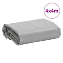 presenning 4x4 m 650 g/m² grå