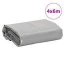 presenning 4x6 m 650 g/m² grå