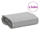 presenning 1,5x6 m 650 g/m² grå