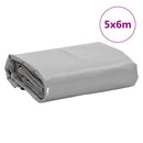presenning 5x6 m 650 g/m² grå