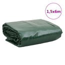 presenning 1,5x6 m 650 g/m² grøn