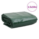 presenning 1,5x10 m 650 g/m² grøn