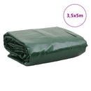 presenning 3,5x5 m 650 g/m² grøn