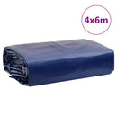 presenning 4x6 m 650 g/m² blå