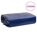 presenning 1,5x10 m 650 g/m² blå