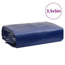 presenning 3,5x5 m 650 g/m² blå