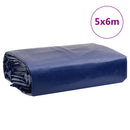 presenning 5x6 m 650 g/m² blå
