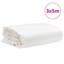 presenning 3x5 m 650 g/m² hvid