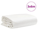presenning 3x6 m 650 g/m² hvid