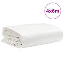 presenning 4x6 m 650 g/m² hvid