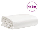 presenning 4x8 m 650 g/m² hvid