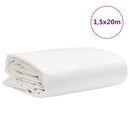 presenning 1,5x20 m 650 g/m² hvid