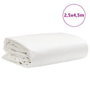 presenning 2,5x4,5 m 650 g/m² hvid