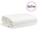 Hvid Presenning 5x7 m | Kraftig og Vandtæt Afdækning