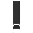 bogreol 102x30x141,5 cm konstrueret træ sort