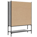 bogreol 102x30x141,5 cm konstrueret træ grå sonoma-eg