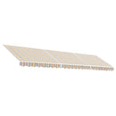 markisedug 6x3 m stribet flerfarvet