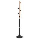 stumtjener 177 cm pulverlakeret jern sort