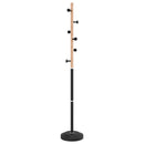 stumtjener 177 cm pulverlakeret jern sort
