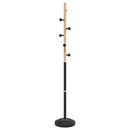 stumtjener 177 cm pulverlakeret jern sort