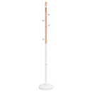 stumtjener 177 cm pulverlakeret jern hvid