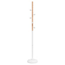stumtjener 177 cm pulverlakeret jern hvid